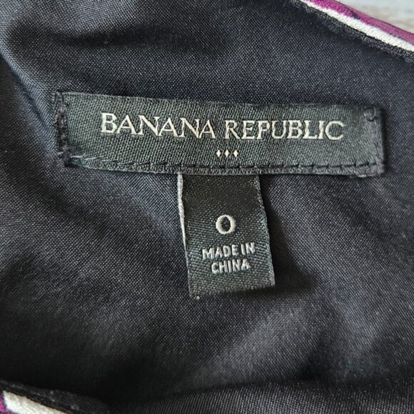 Banana Republic Factory Handkerchief Print Shift Dress sz 0 - Picture 3 of 5